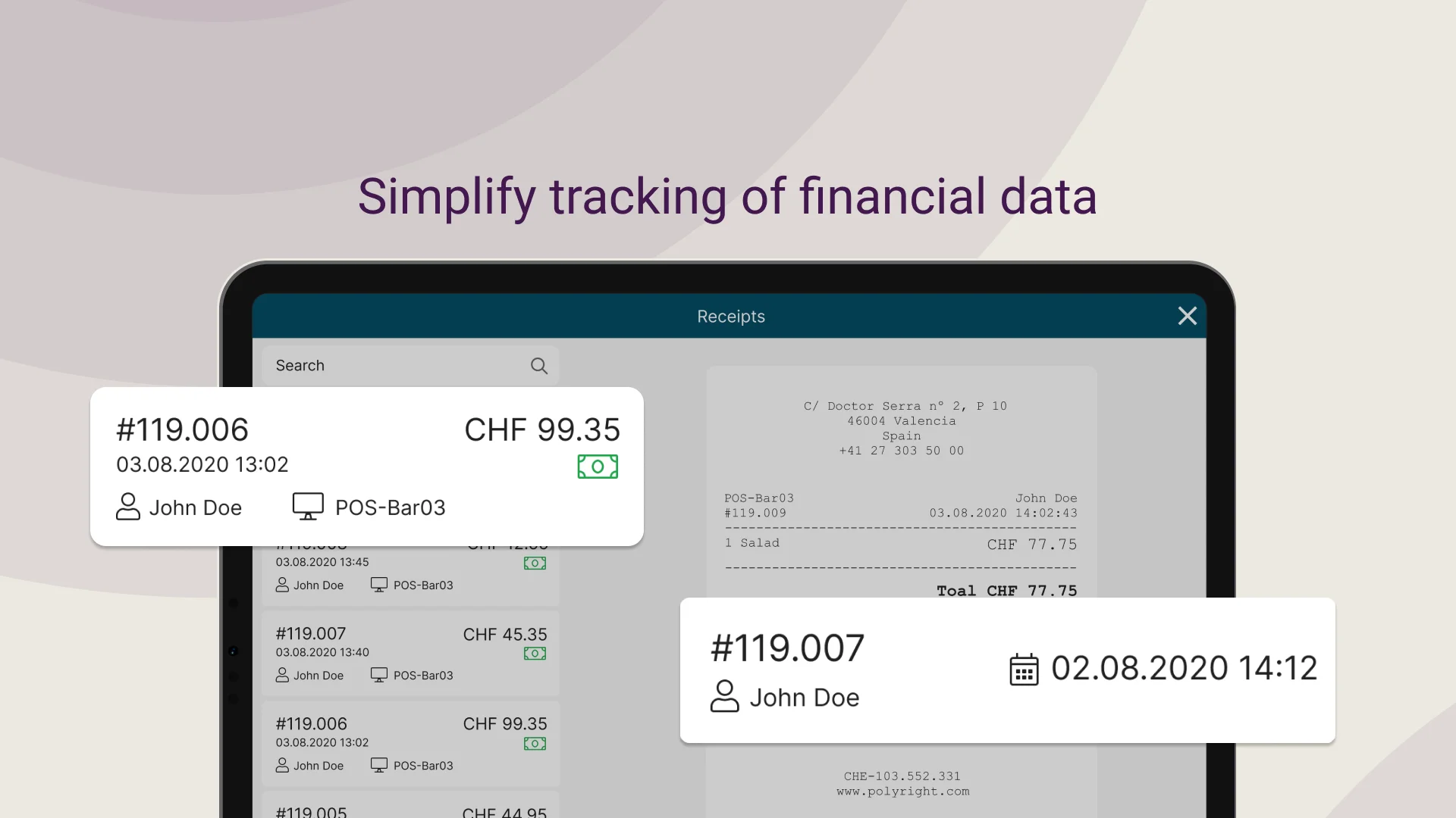 Simplifiez le suivi des données financières