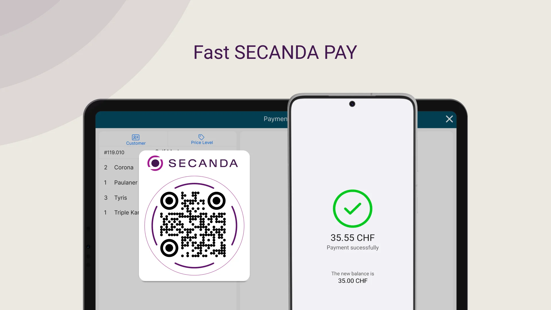 SECANDA Pay rapide