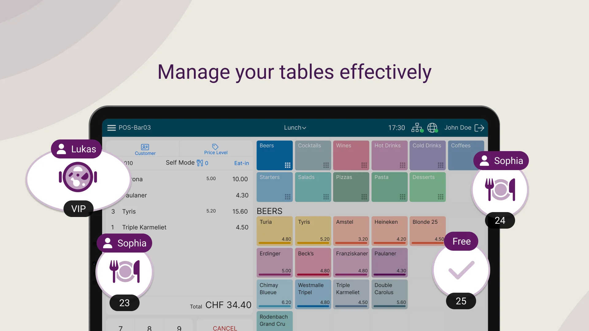 Gérez vos tables efficacement
