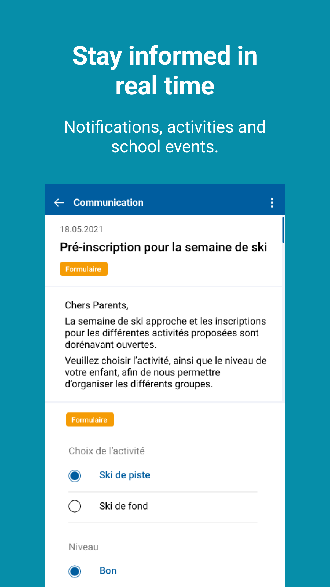 Appointments and shared calendar