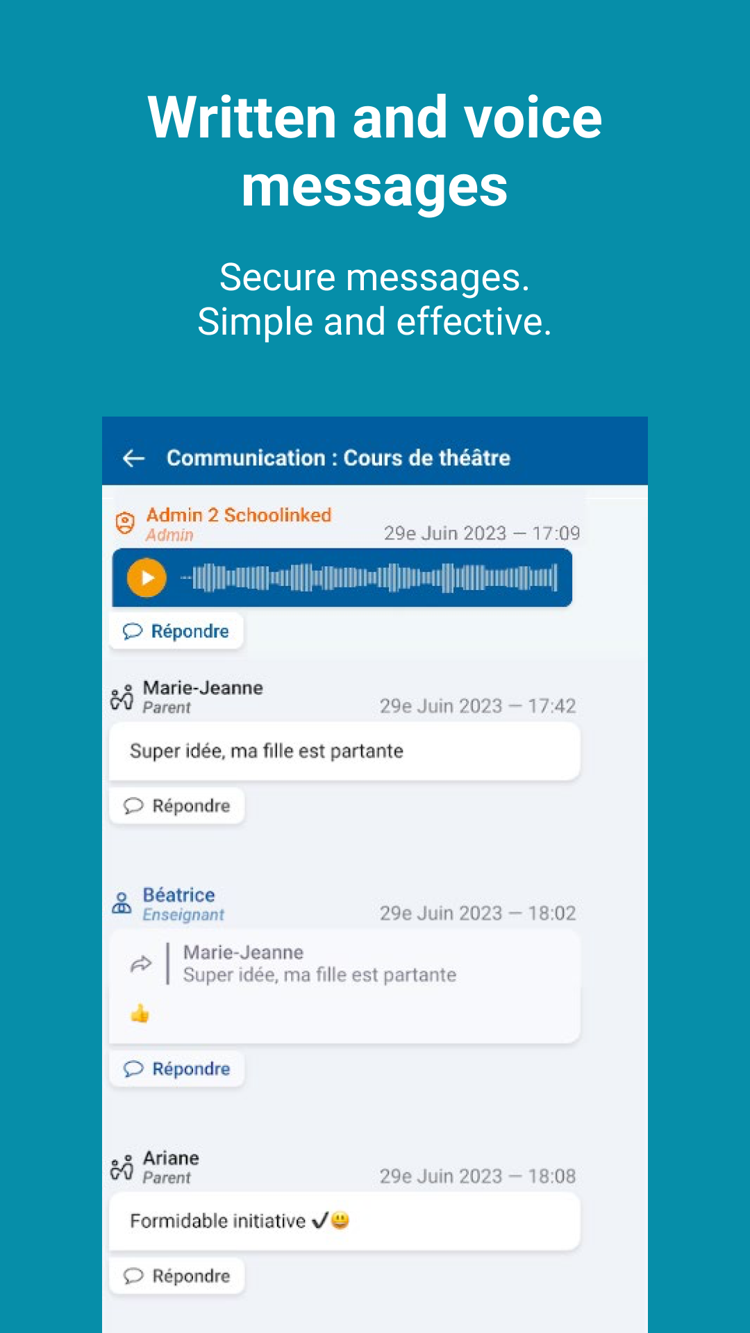 One app for all of school life