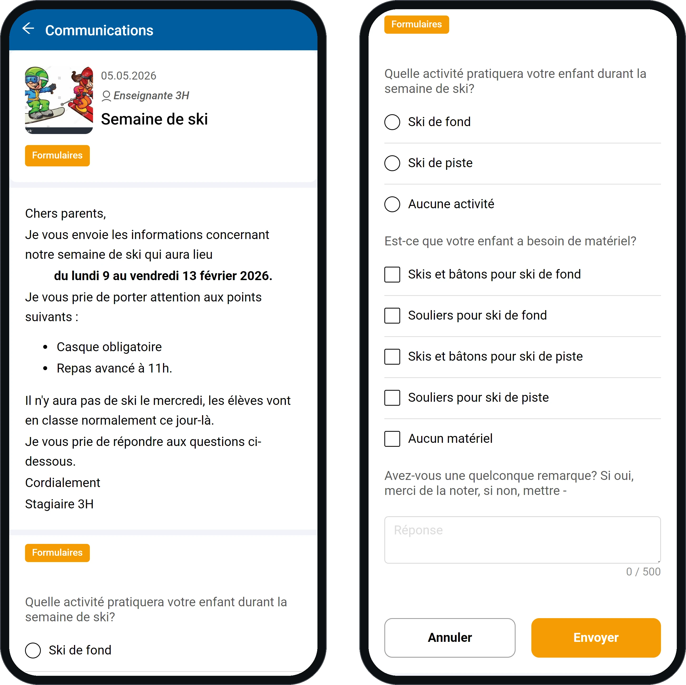 Interactive forms