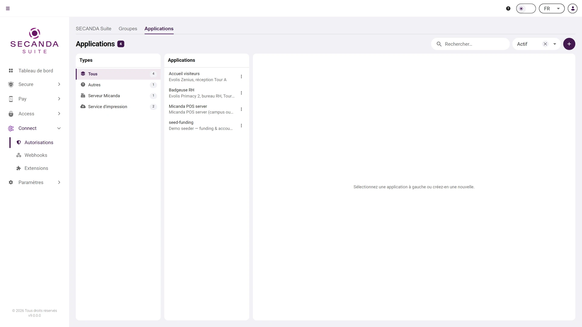 Applications connectées