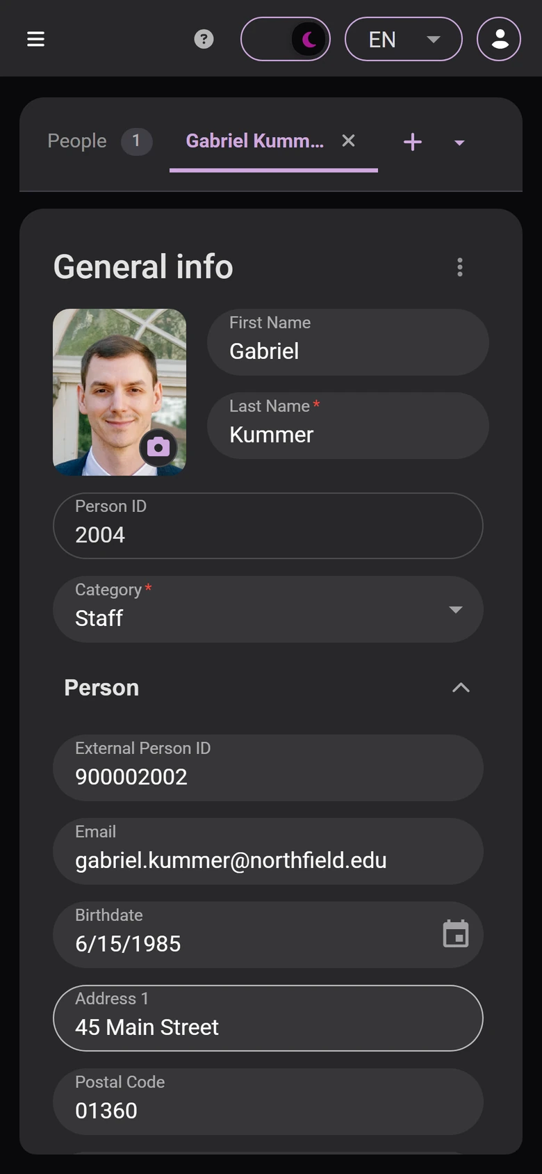 The same file in SECANDA Suite on a phone
