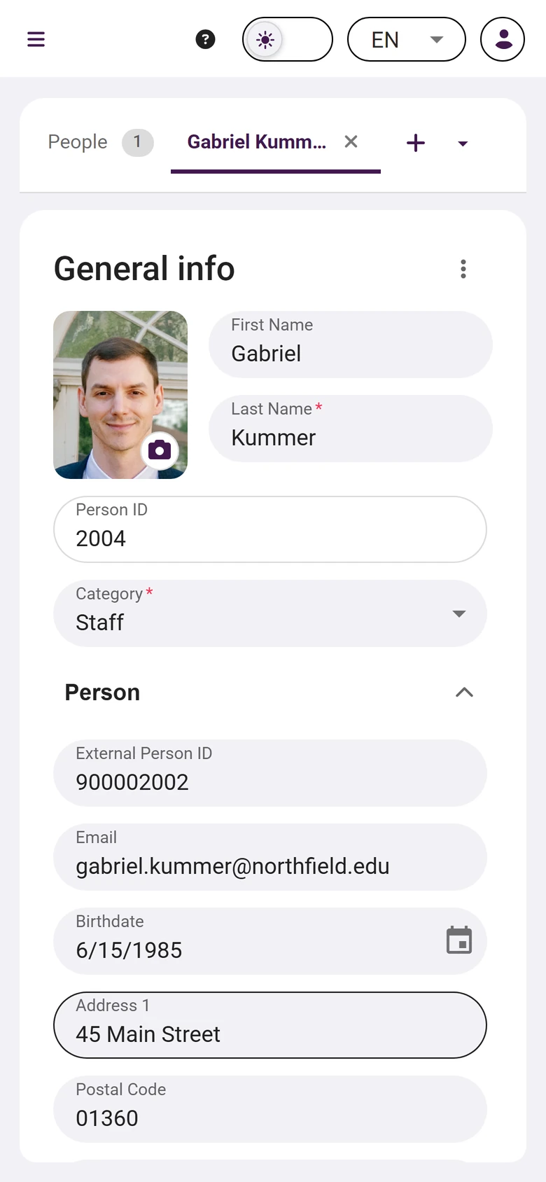The same file in SECANDA Suite on a phone